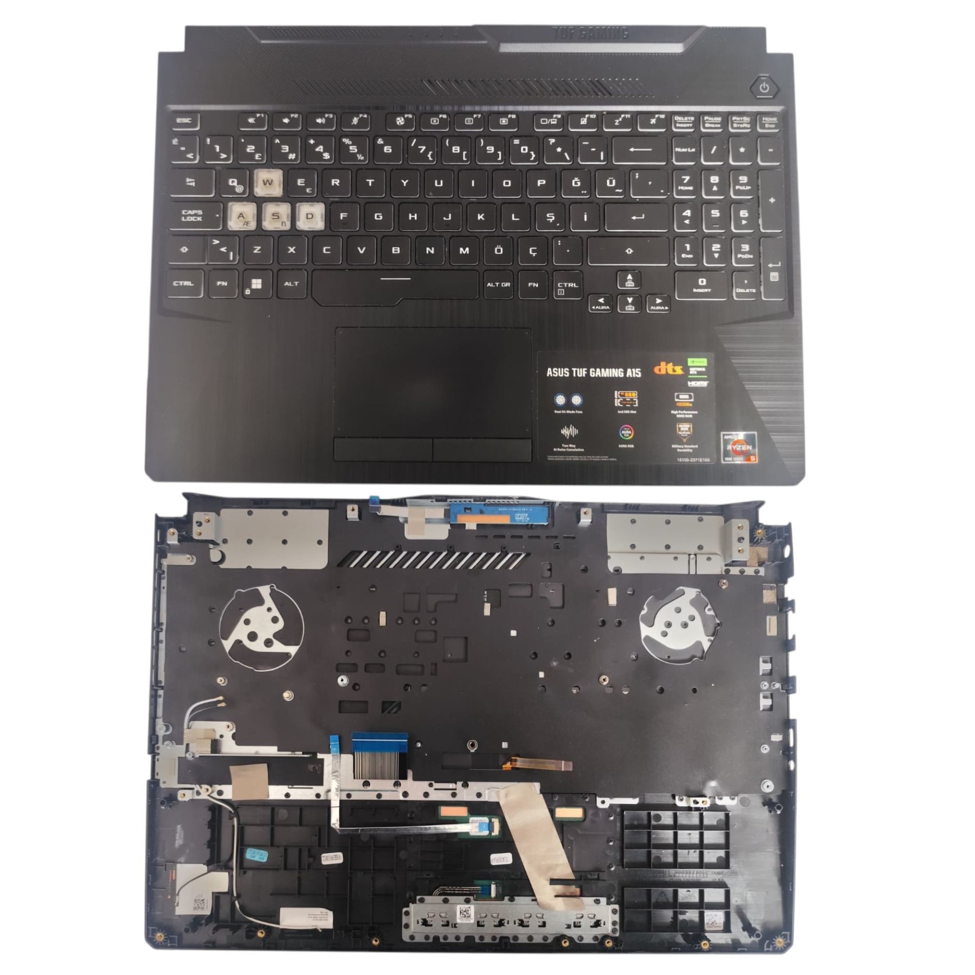 Asus Tuf Gaming FA506N Klavye Kasası Orjinal Yedek Parça