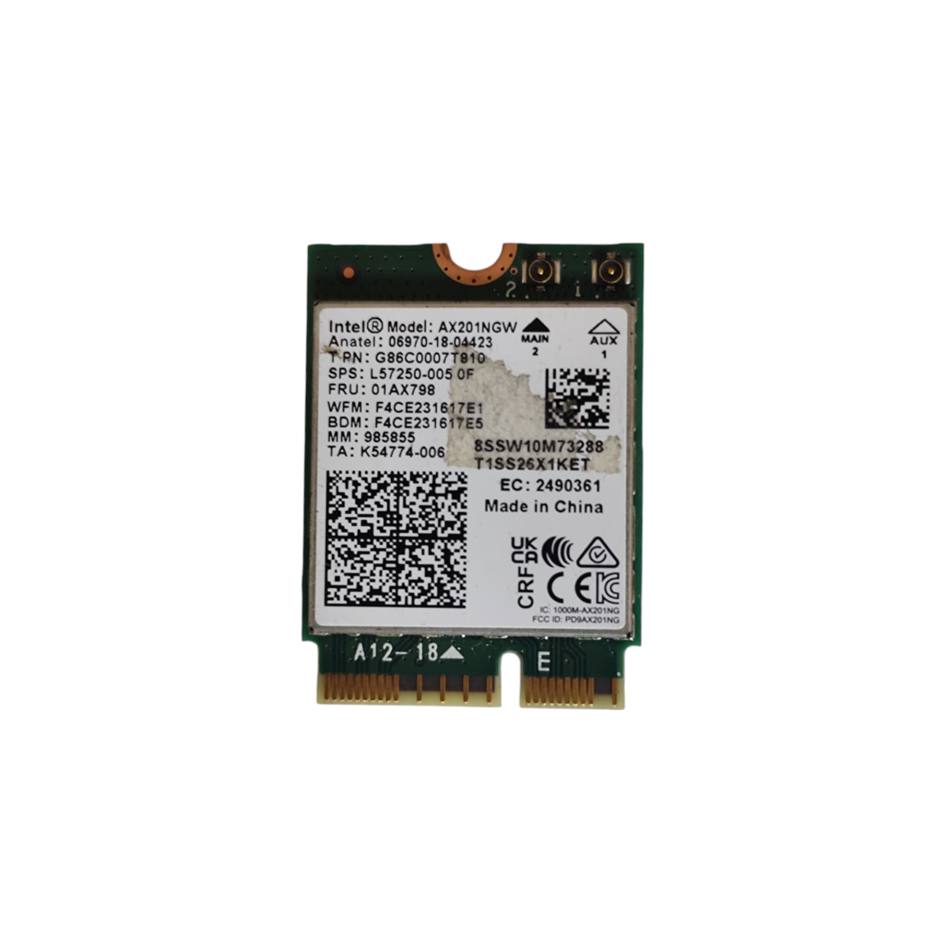 Casper Excalibur G870 Wifi Kart Orjinal Yedek Parça