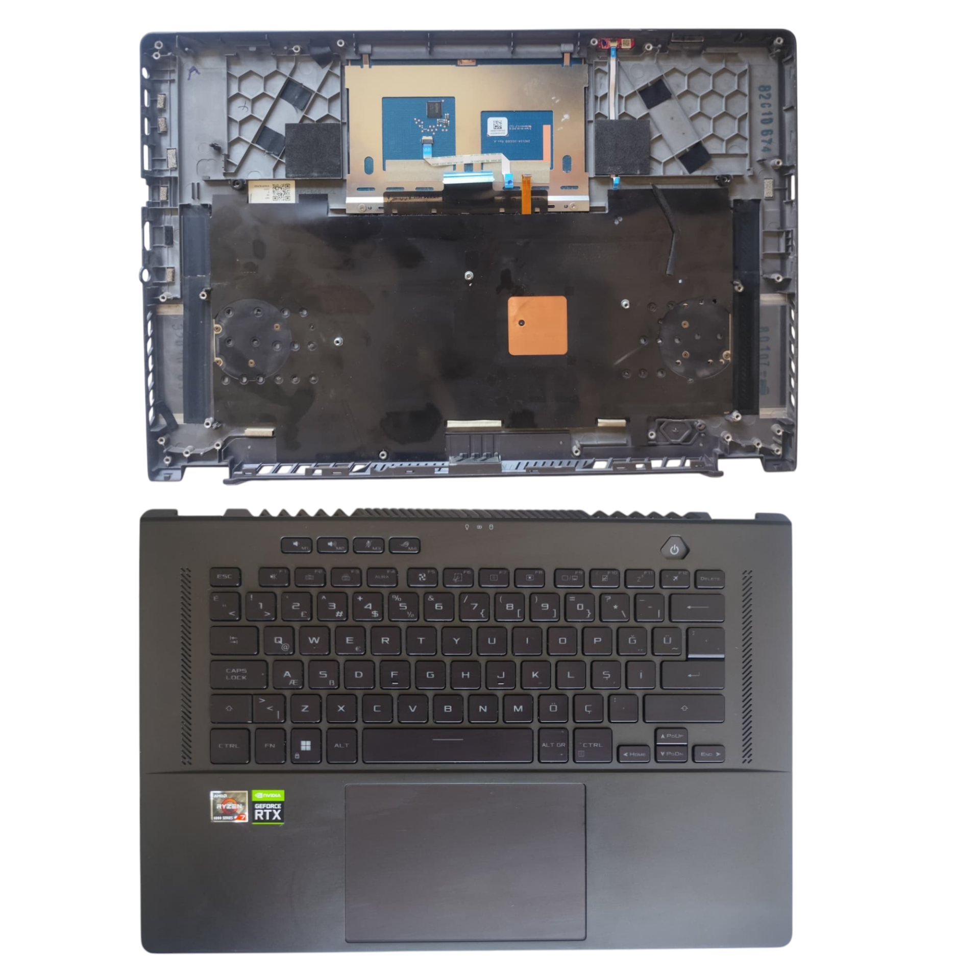 Asus GA503RM-HQ122 Klavye Kasası Orjinal Yedek Parça