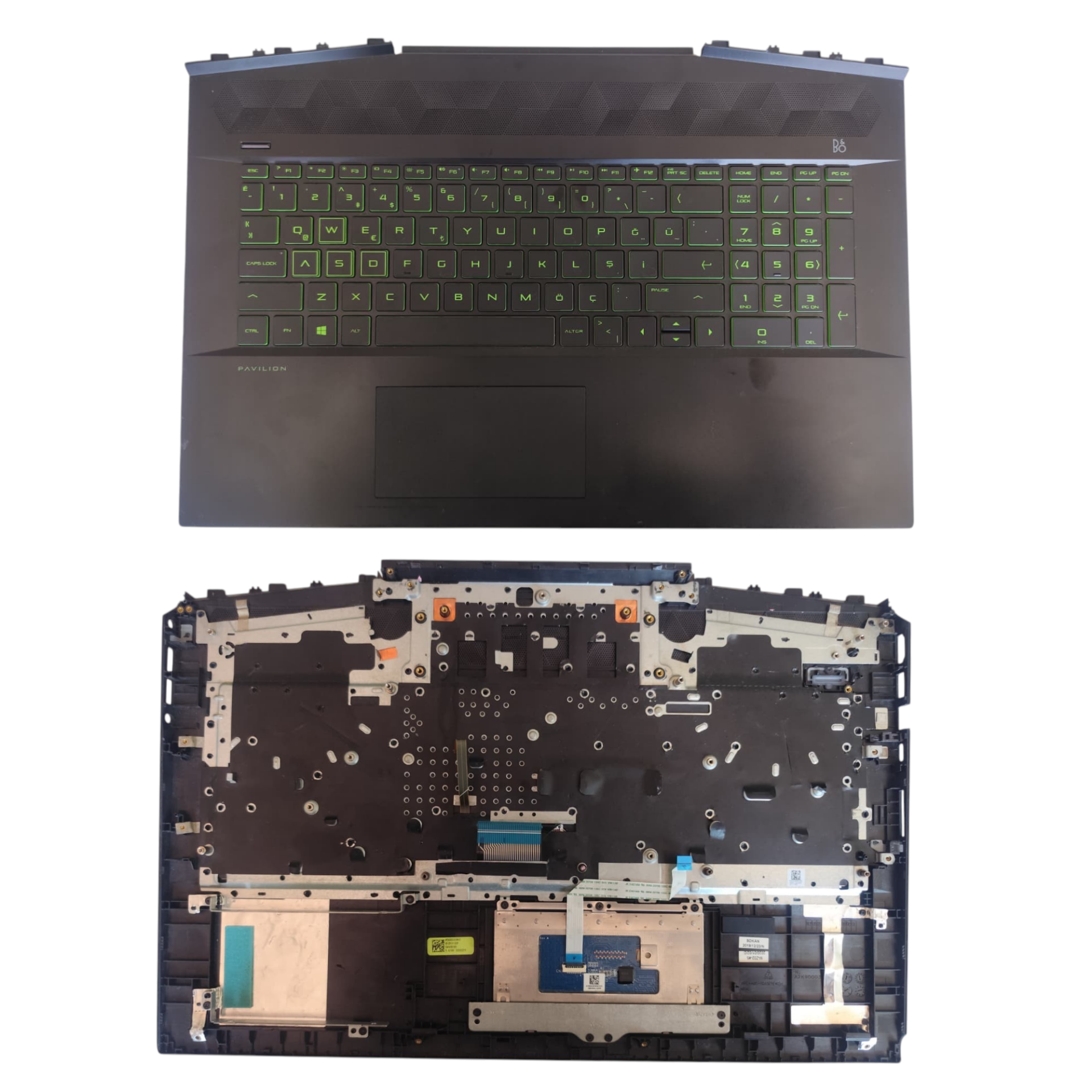 HP Pavilion 17-cd0012nt Klavye Kasa Orjinal Yedek Parça