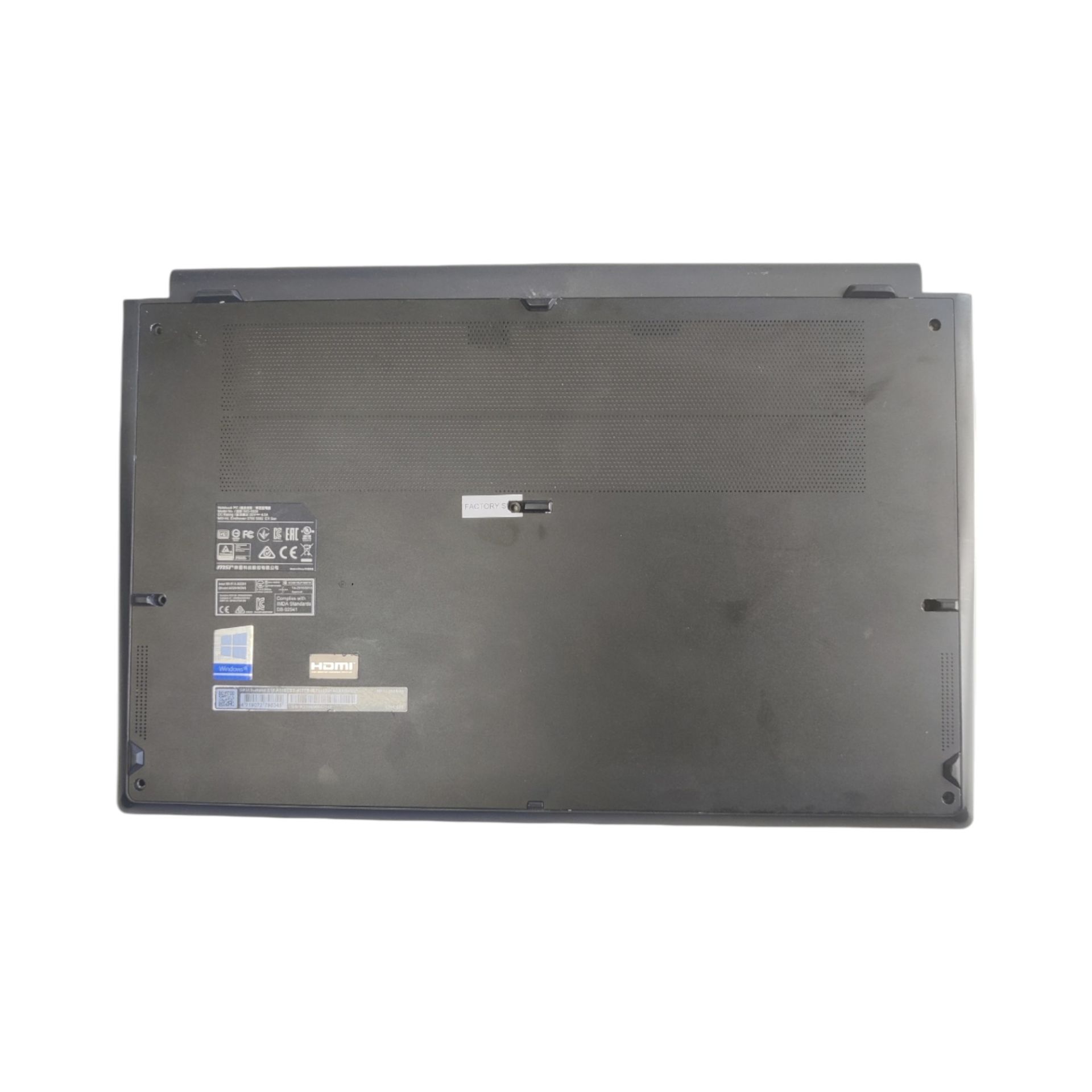 MSI Summit E15 A11SCST-417TR Alt Kasa Orjinal Yedek Parça