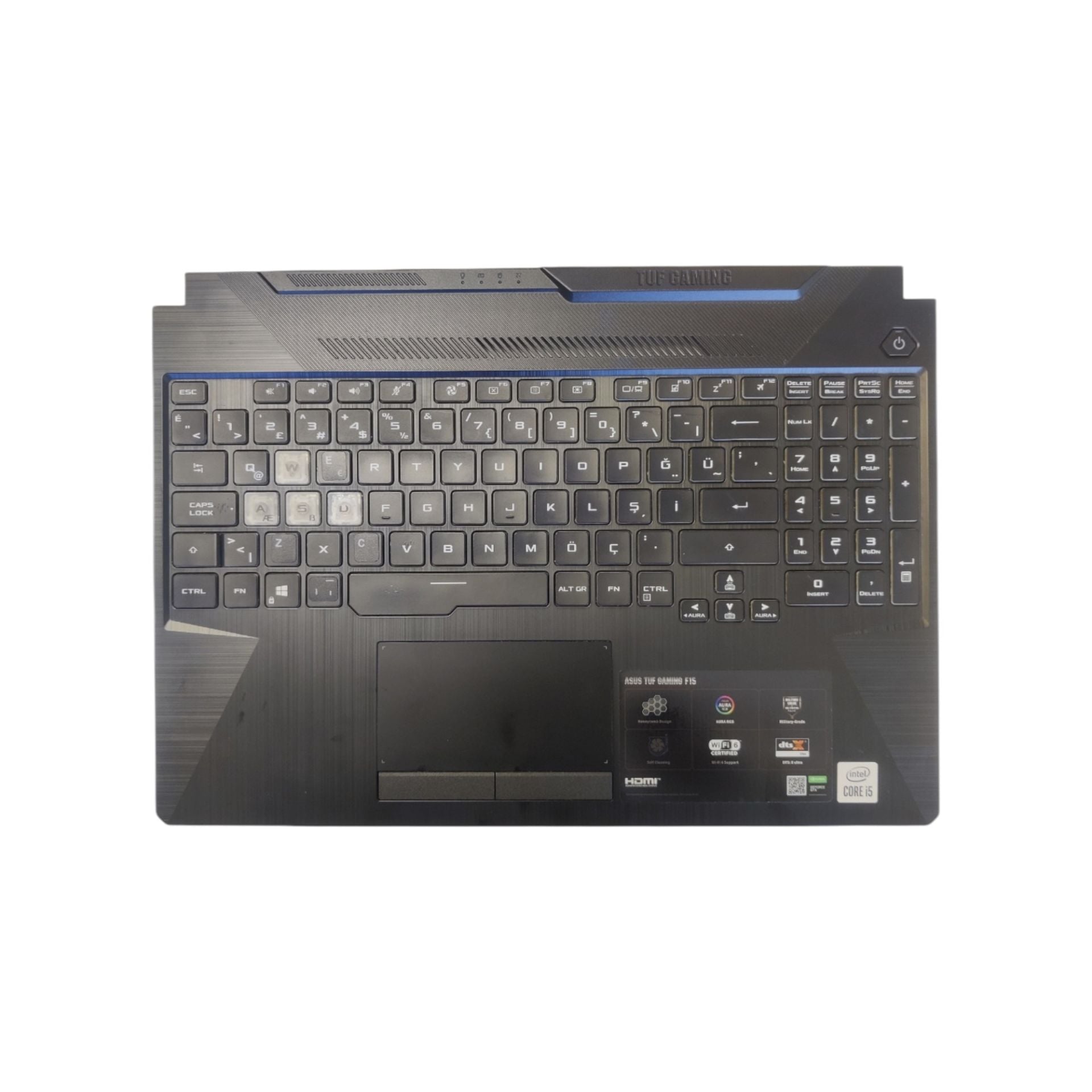 Asus TUF Gaming F15 FX506LHB Klavye Kasası Orjinal Yedek Parça