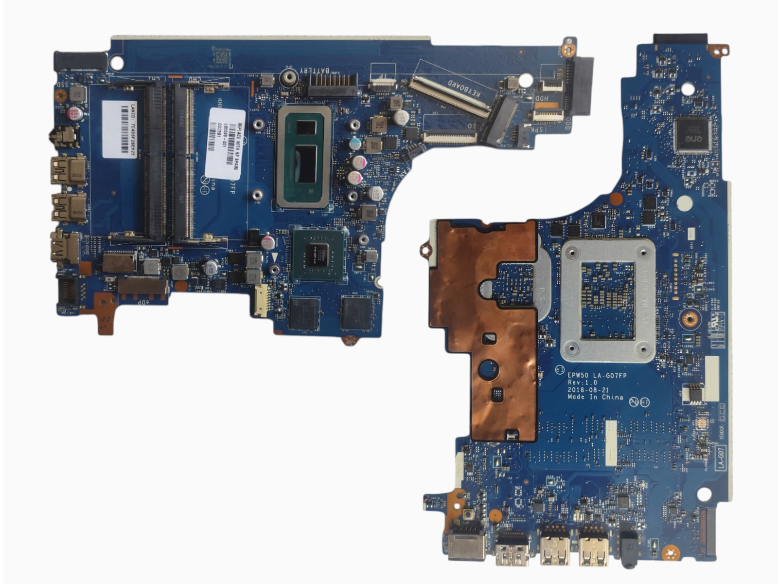 HP 250 G7 Anakart i5-10210U İşlemci EPW50 LA-G07FP REV : 1.0