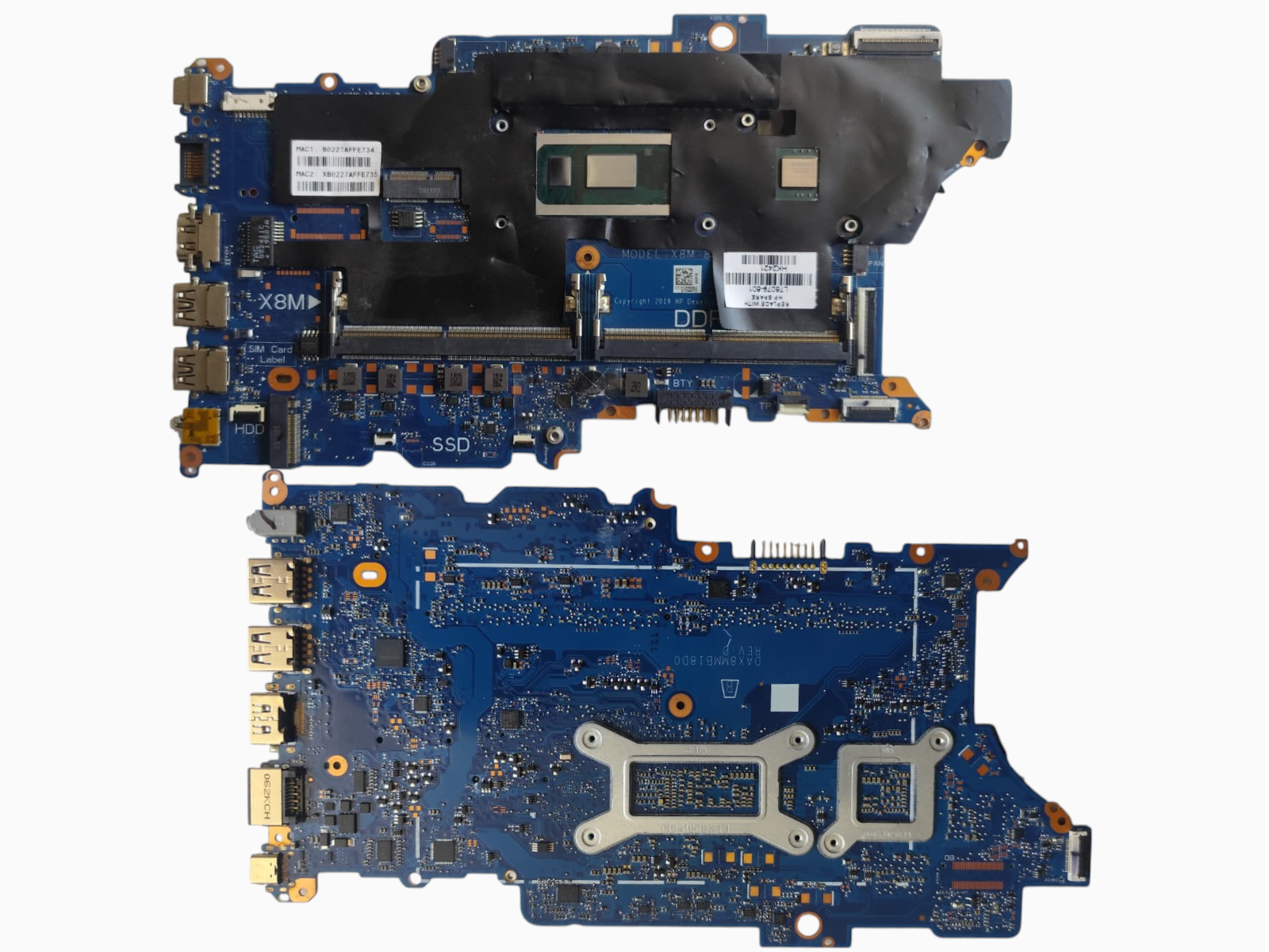 HP ProBook 450 G7 Anakart i5-10210U İşlemci DAX8MMB18D0 REV D