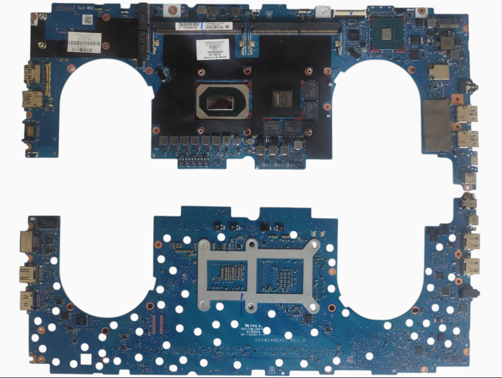 HP ZBook Power G7 Anakart Intel Xeon W-10855M İşlemci DAXW5AMBAD0 REV D